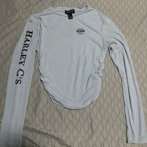 Light Blue Long Sleeve Top